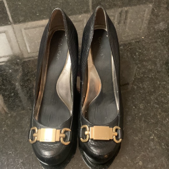 Calvin Klein Black Heels - Picture 2 of 4